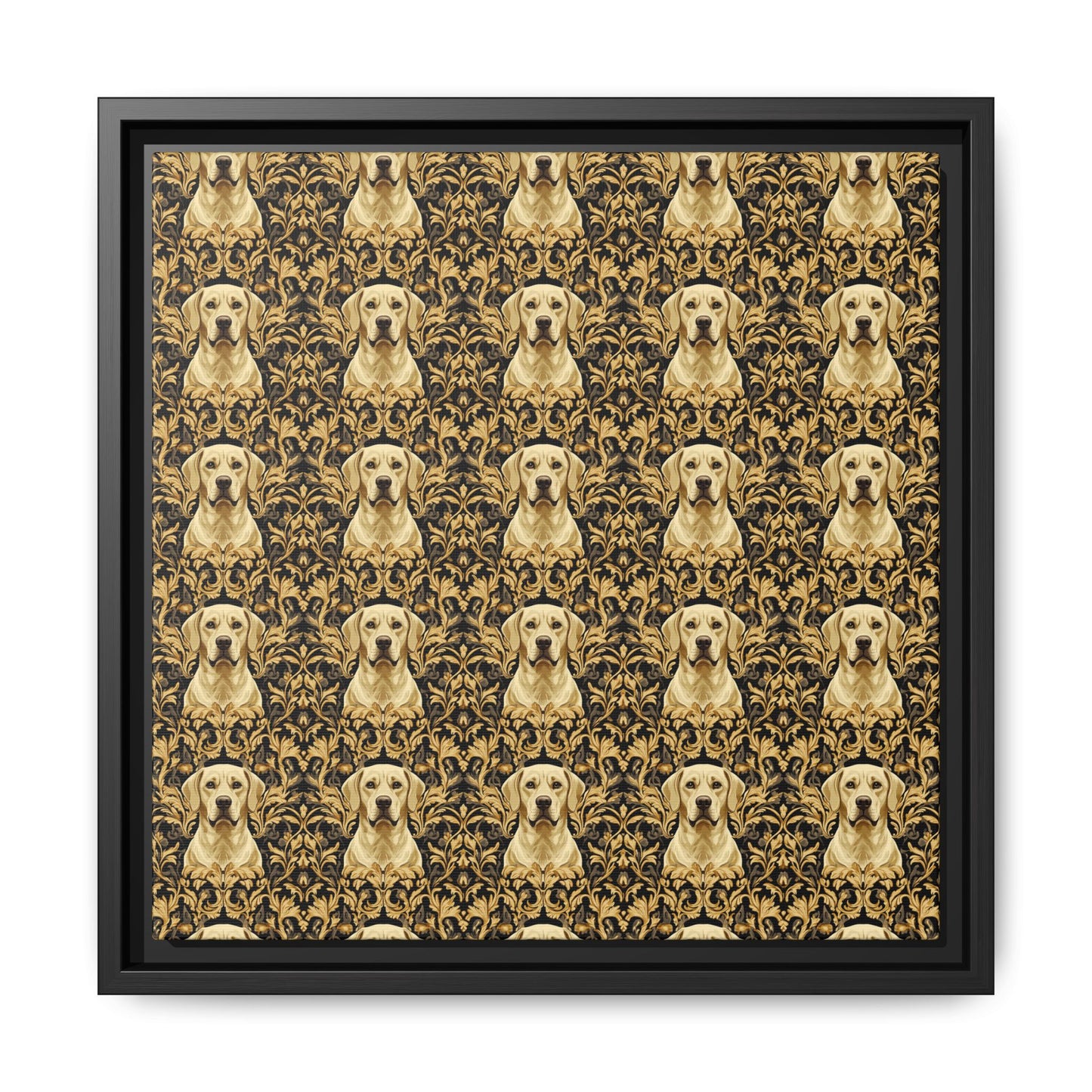 Royal Pawsitivity Labs Matte Canvas, Framed