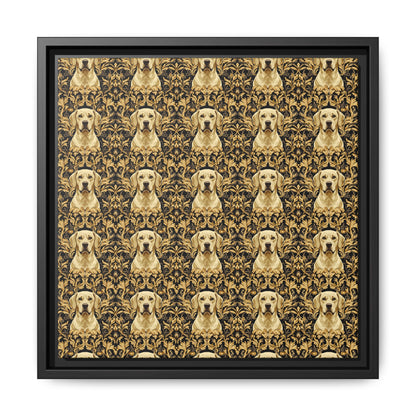 Royal Pawsitivity Labs Matte Canvas, Framed