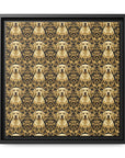 Royal Pawsitivity Labs Matte Canvas, Framed