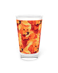 Golden Glamour Paws Pint Glass