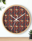 Boxer Blossom Tapestry Delight Wall Clock