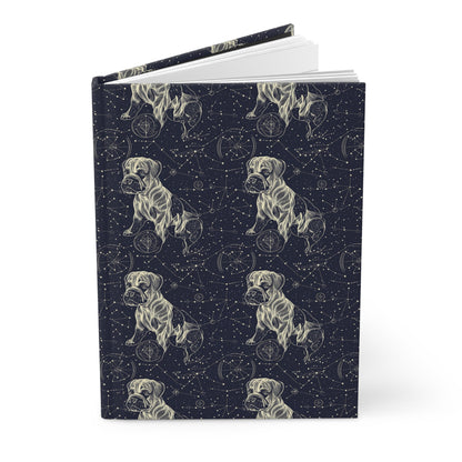 Celestial Boxer Bliss Hardcover Journal Matte