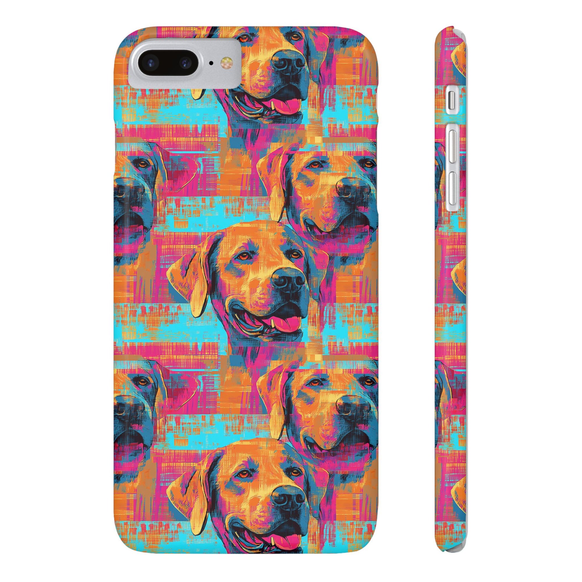 Rustic Charm Labrador Chic Slim Phone Cases