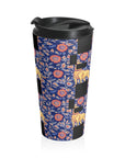 Bloomtastic Lab Petal Parade Stainless Steel Travel Mug