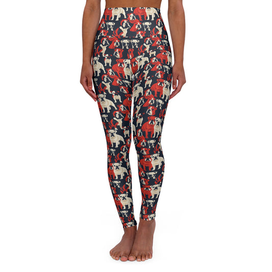 Bulldoggy Bliss Chomper High Waisted Yoga Leggings