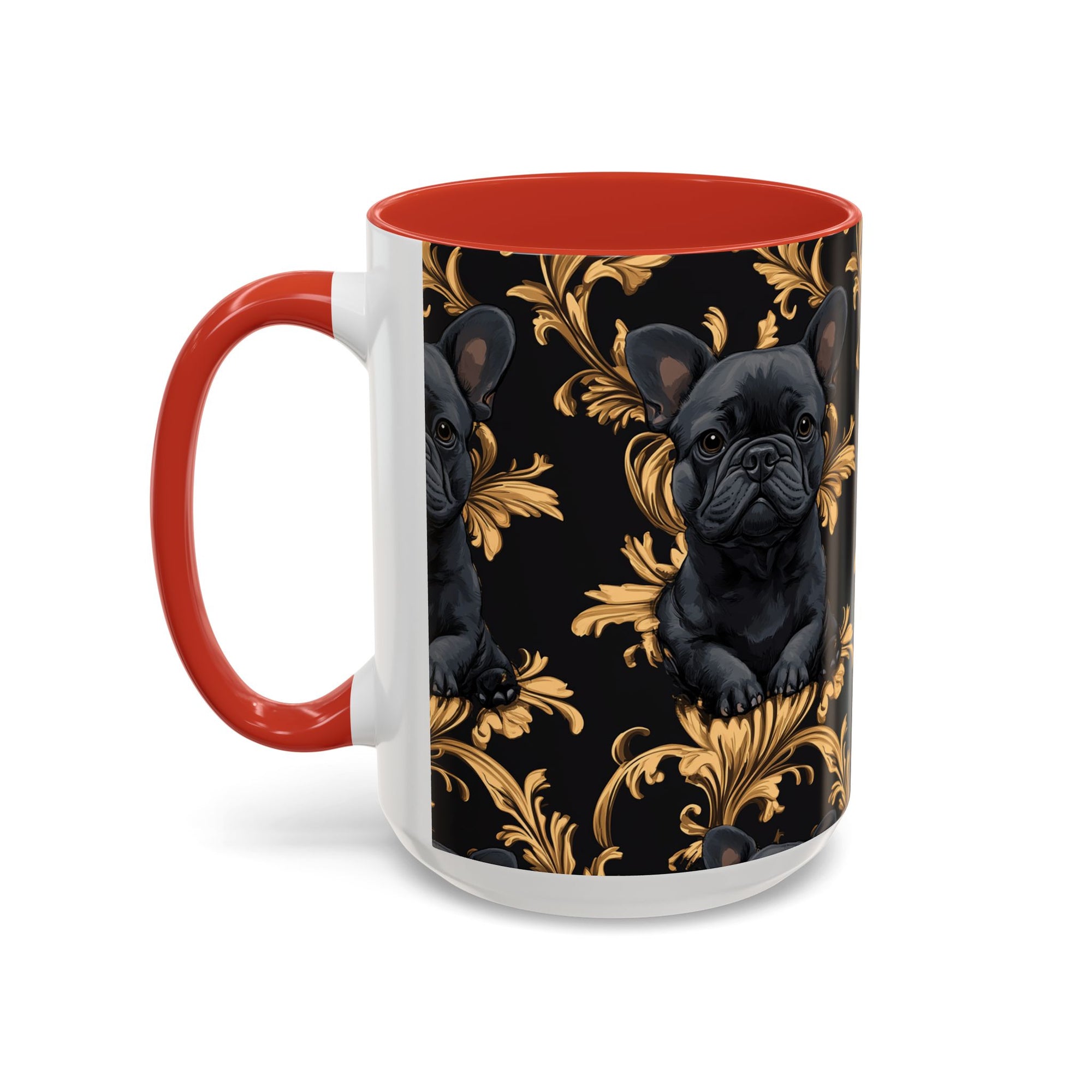 Regal Frenchie Noir Elegance Accent Coffee Mug