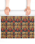 Yorkie Charm Twins Foam Yoga Mat