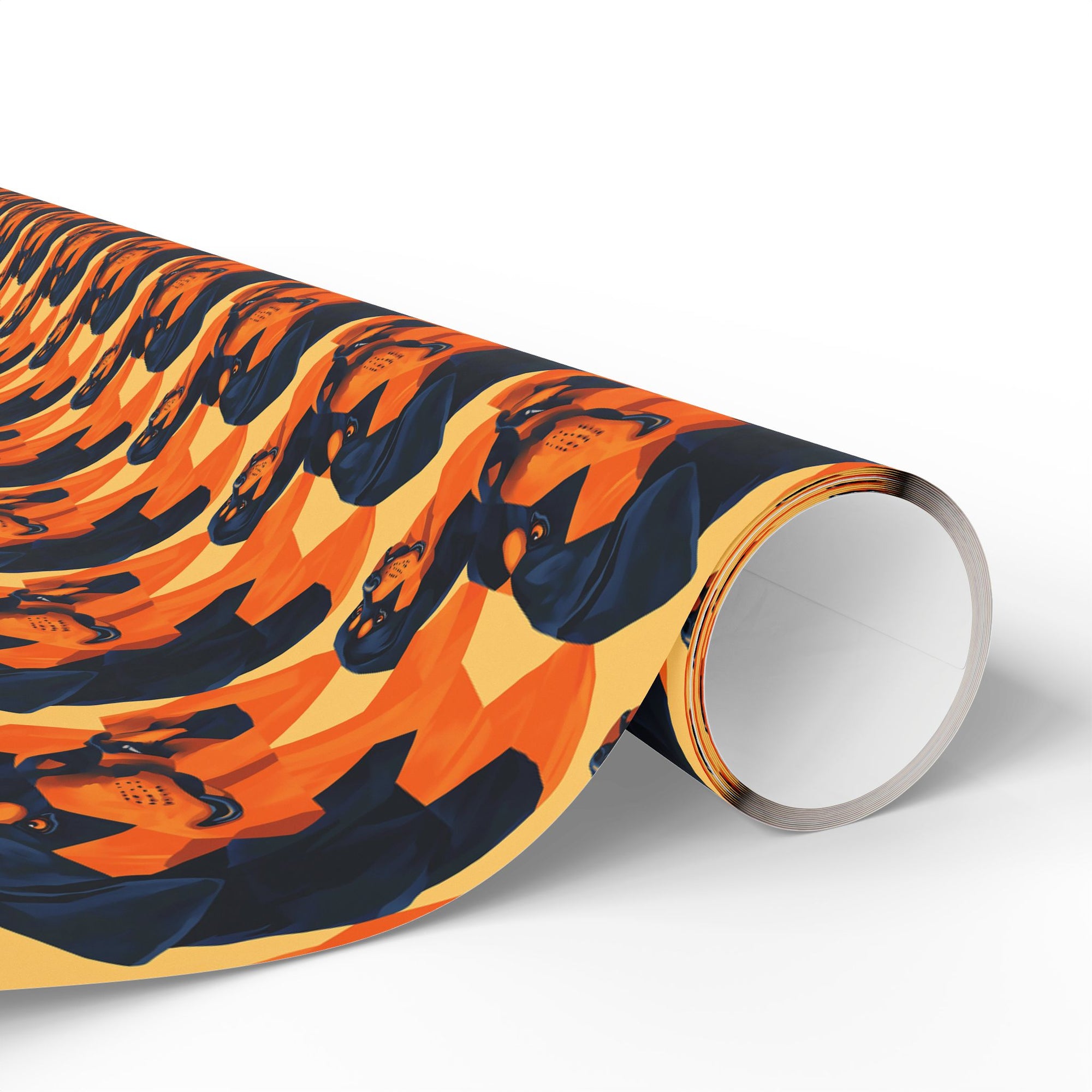 Rottweiler Chic Pawsitivity Wrapping Paper