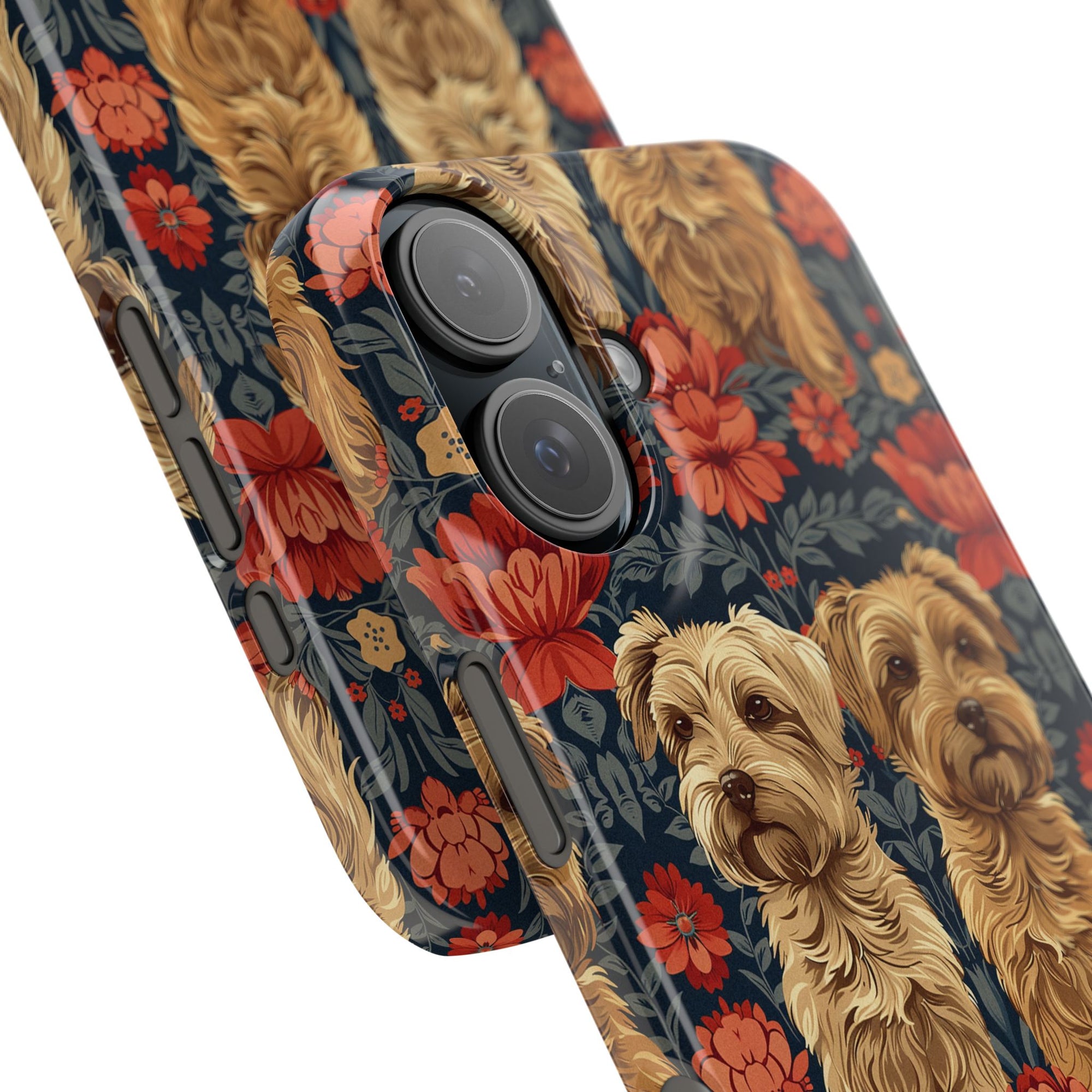 Yorkie Charm Twins Slim Phone Cases