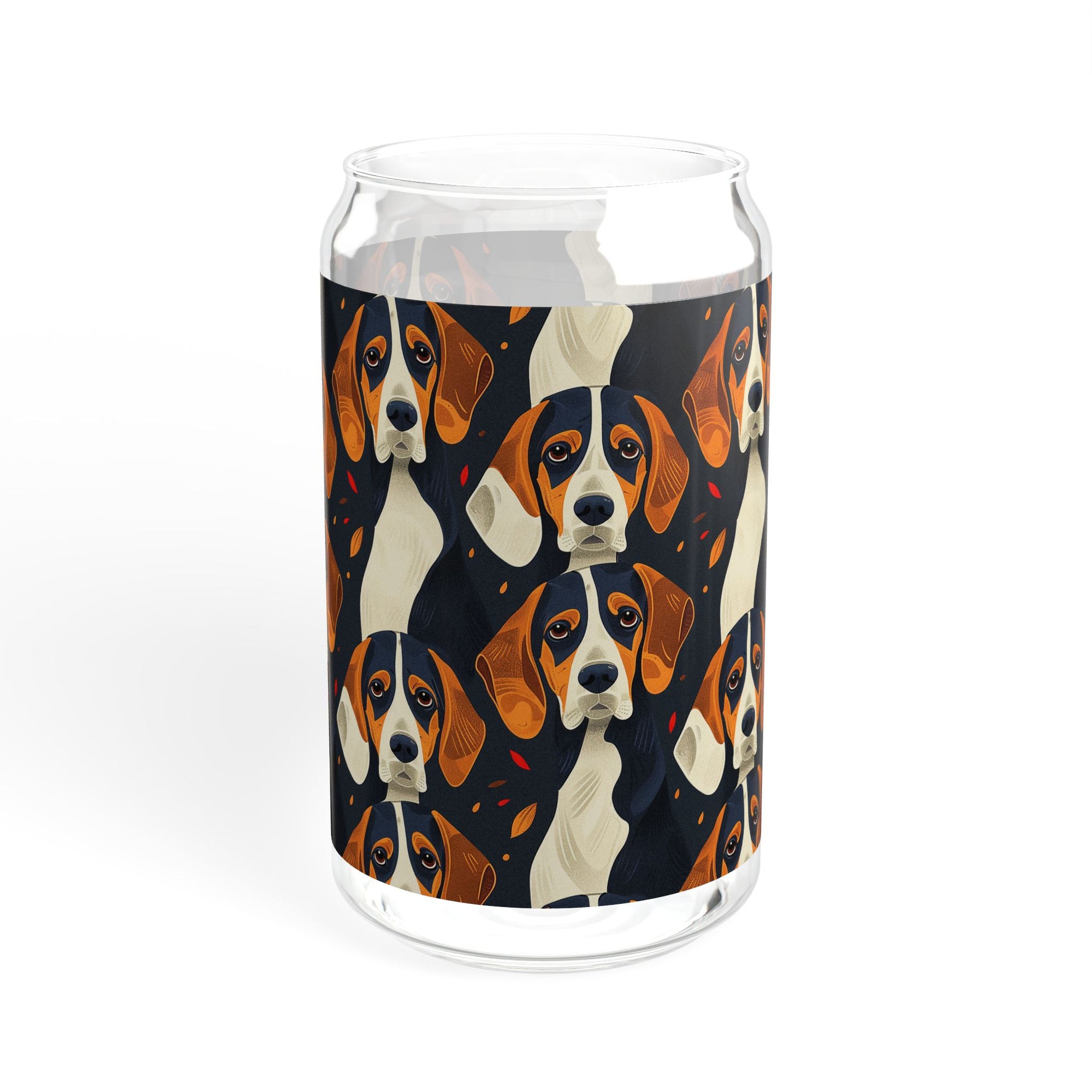 Beagle Glimmer Gaze Glamour Sipper Glass