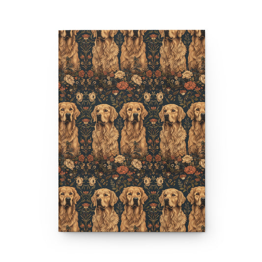 Fanciful Golden Paradise Blossom Hardcover Journal Matte