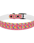 Bubblegum Glamour Bulldog Bouquet Dog Collar