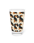 Whimsical Dachsund Dreamcatcher Pint Glass