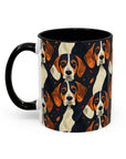 Beagle Glimmer Gaze Glamour Accent Coffee Mug