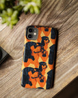 Rottweiler Chic Pawsitivity Slim Phone Cases