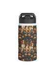 Beagle Blossom Bonanza Stainless Steel Water Bottle