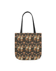 Beagle Blossom Bonanza Canvas Tote Bag