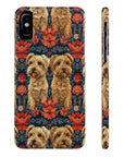 Yorkie Charm Twins Slim Phone Cases