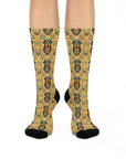 Royal Rottie Regalia Cushioned Crew Socks