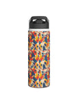 Bloom Pup Frenchietastic Splatter Stainless Steel Water Bottle