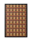 Golden Pawsatronic Tapestry Matte Canvas, Framed