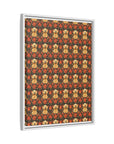 Golden Pawsatronic Tapestry Matte Canvas, Framed