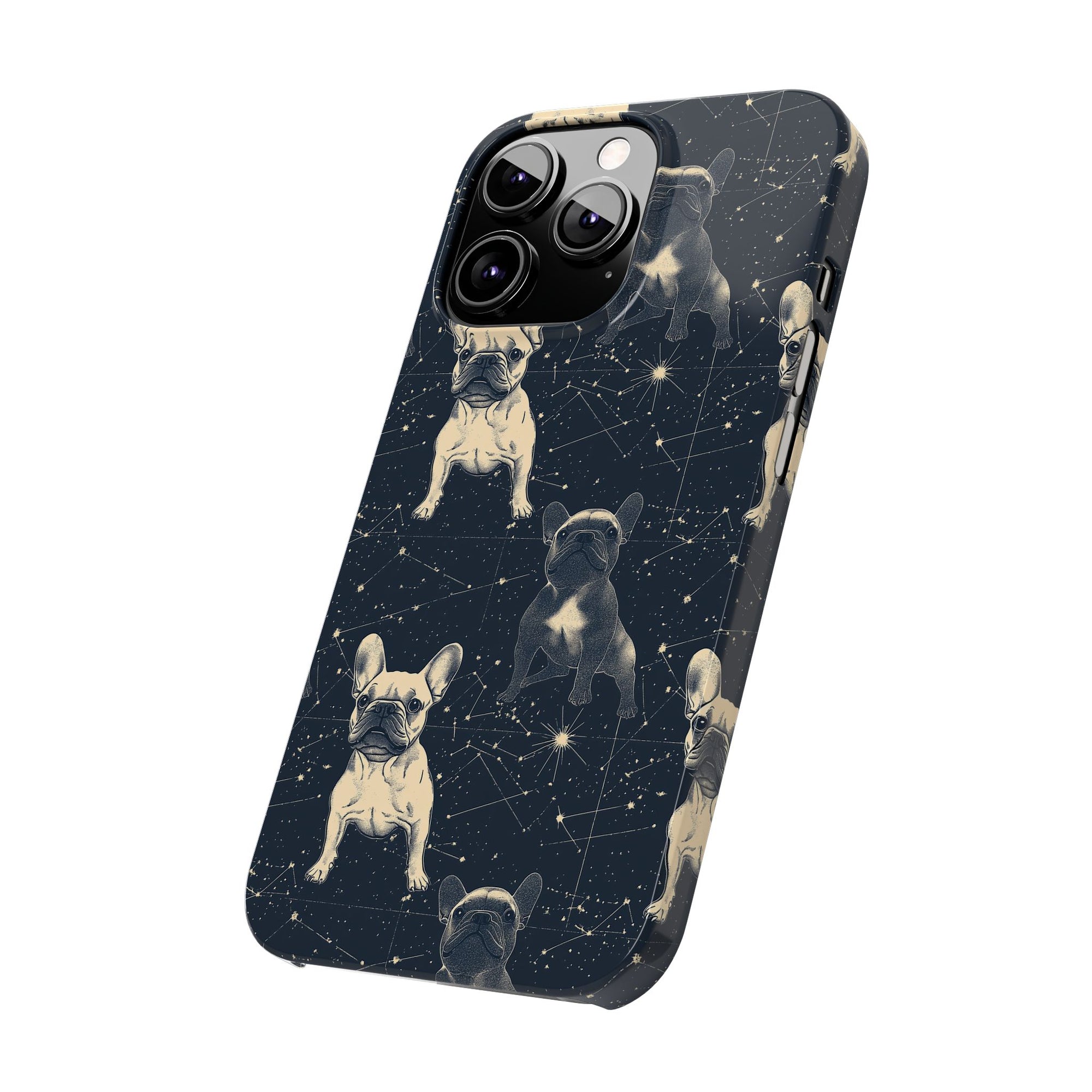 Frenchie Celestial Soar Slim Phone Cases