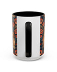 Floral Pawsome Dachsund Delight Accent Coffee Mug