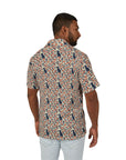 Bloomiful Lab Bouquet Men's Hawaiian Camp Shirt