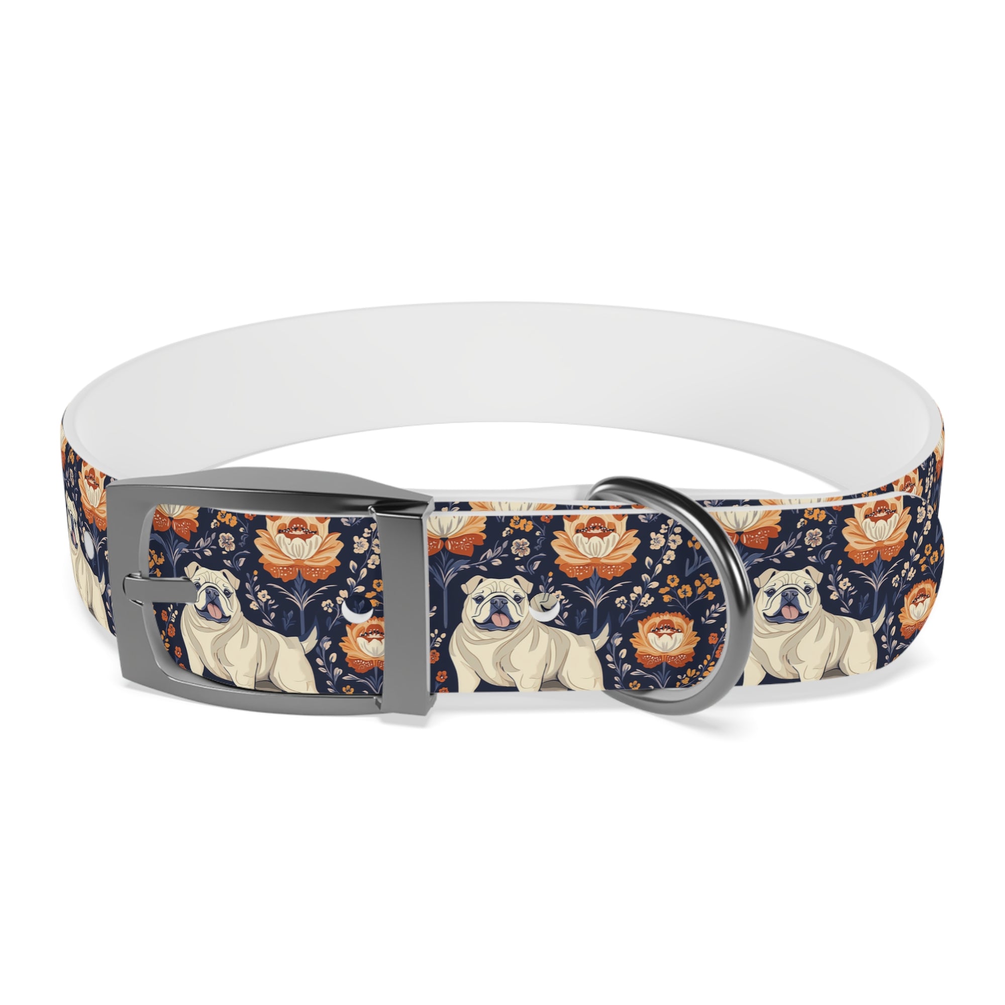 Bulldog Blossom Bonanza Dog Collar