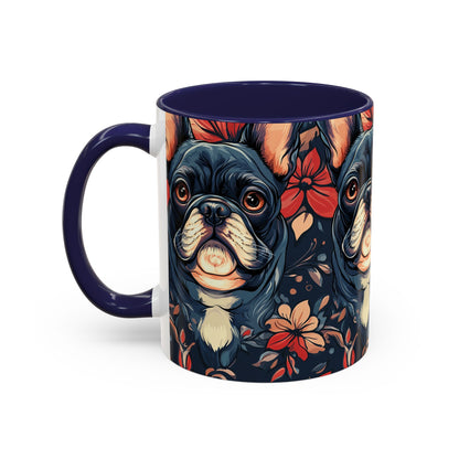 Gothic Rose Bulldog Noir Enchantment Accent Coffee Mug