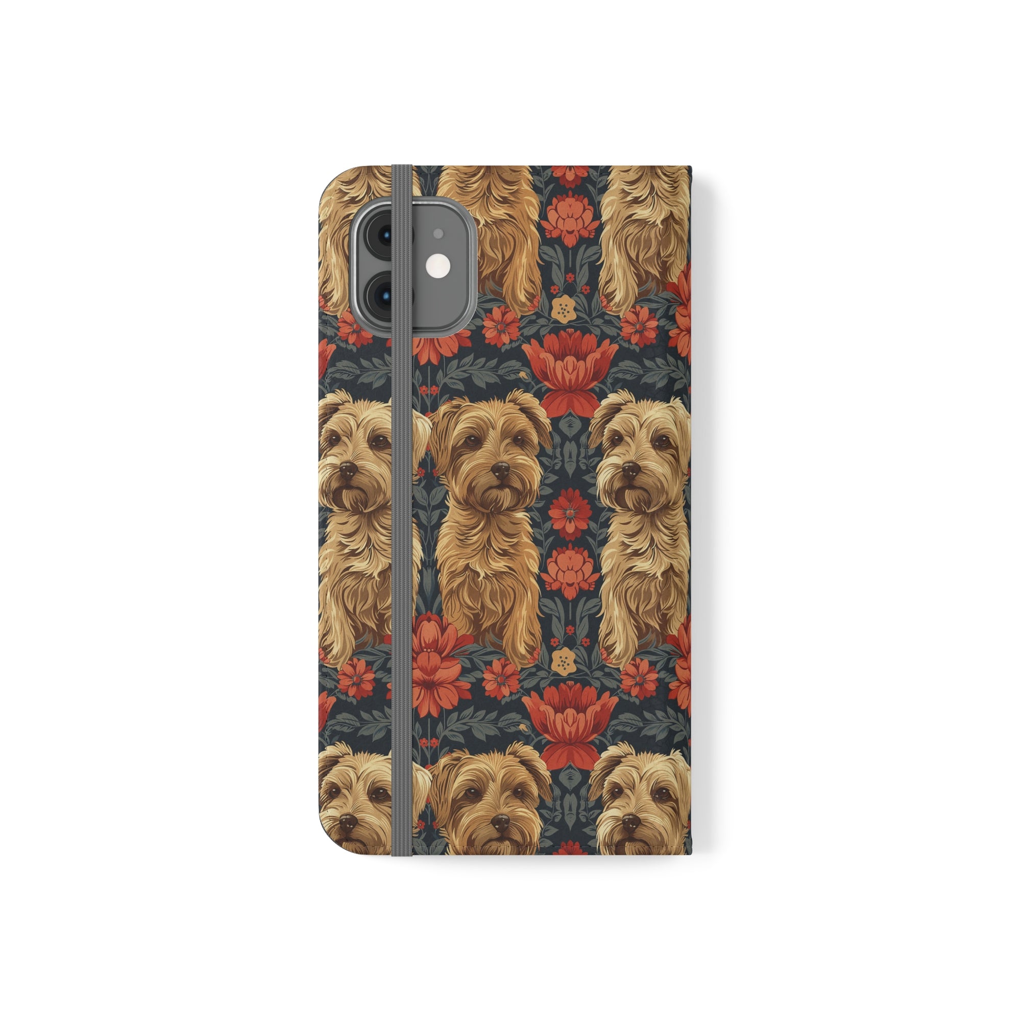 Yorkie Charm Twins Flip Cases