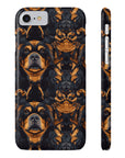 Modern Rottweiler Royalty Slim Phone Cases