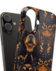 Modern Rottweiler Royalty Slim Phone Cases