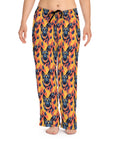 Impressionistic German Shepherds Women's Pajama Pants