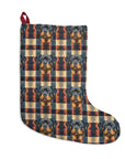 Pawsome Rottweiler Royalty Plaid Christmas Stockings