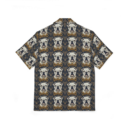 Wildwood Wanderlust Bulldog Men's Hawaiian Camp Shirt