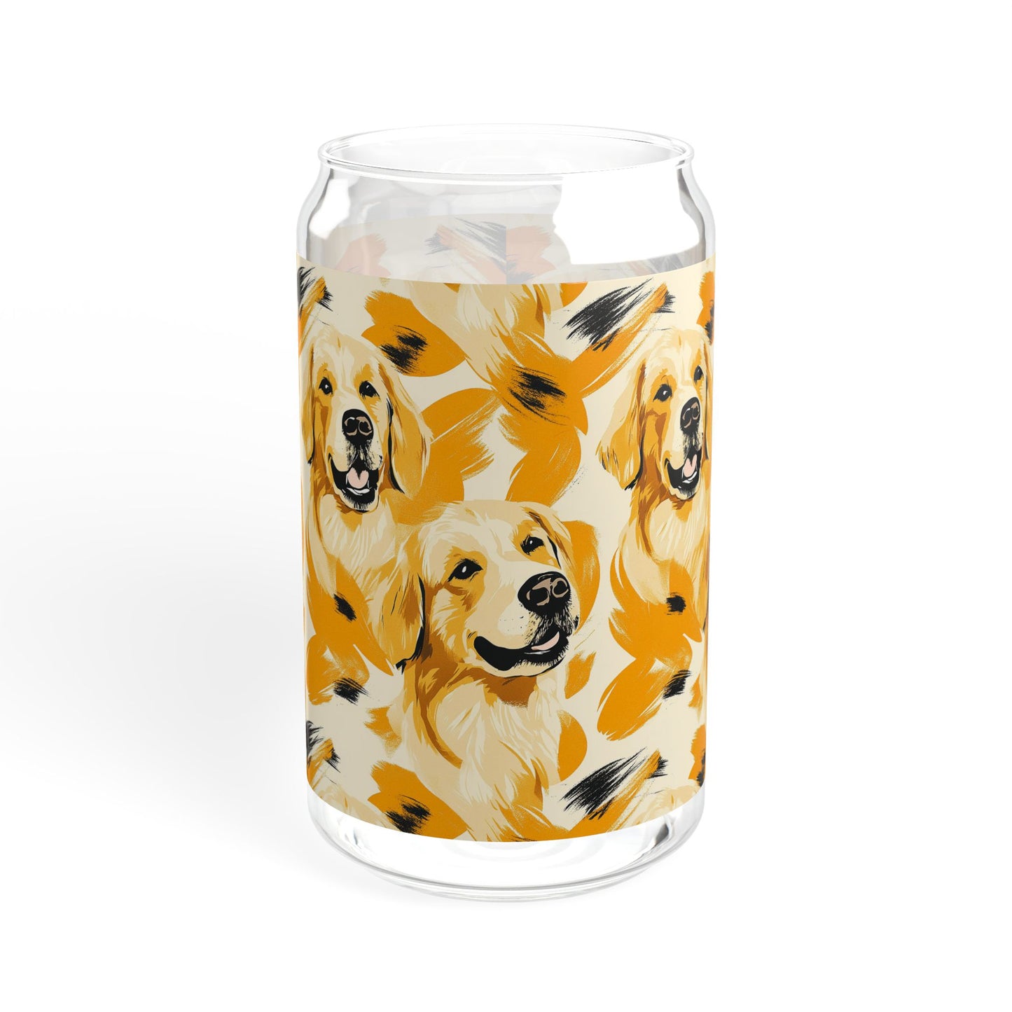 Golden Glitz 'n Glamour Woofwear Sipper Glass