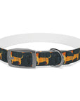 Dapper Dachshund Noir Glow Dog Collar