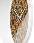 Autumnal German Shepherd Glamour Wall Clock