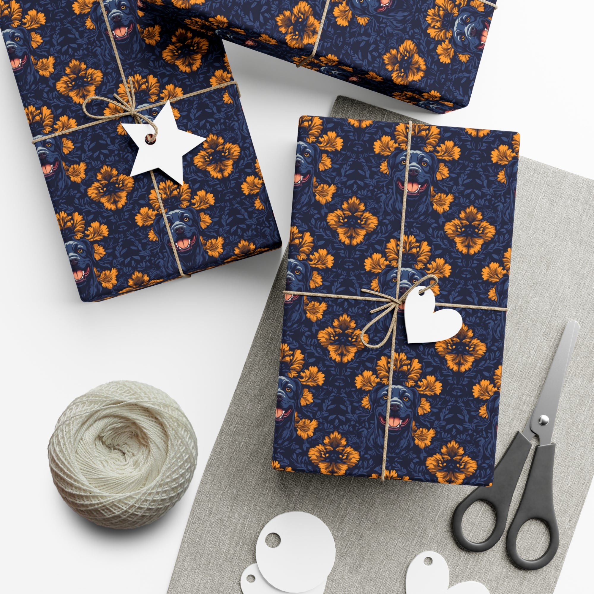 Royal Rottweiler Regalia Gift Wrap Papers