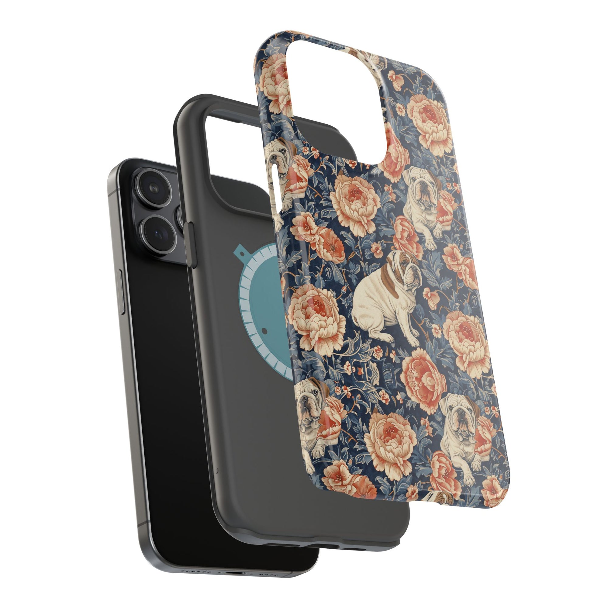 Blooming Bulldog Beauty Magnetic Tough Cases