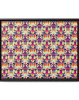 Glitchy Bulldog Blitz Matte Canvas, Framed