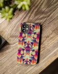 Glitchy Bulldog Blitz Slim Phone Cases