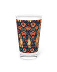 Floral Pawsome Dachsund Delight Pint Glass