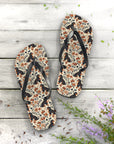 Blossoming Dachshunds Delight Flip Flops