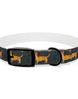 Dapper Dachshund Noir Glow Dog Collar