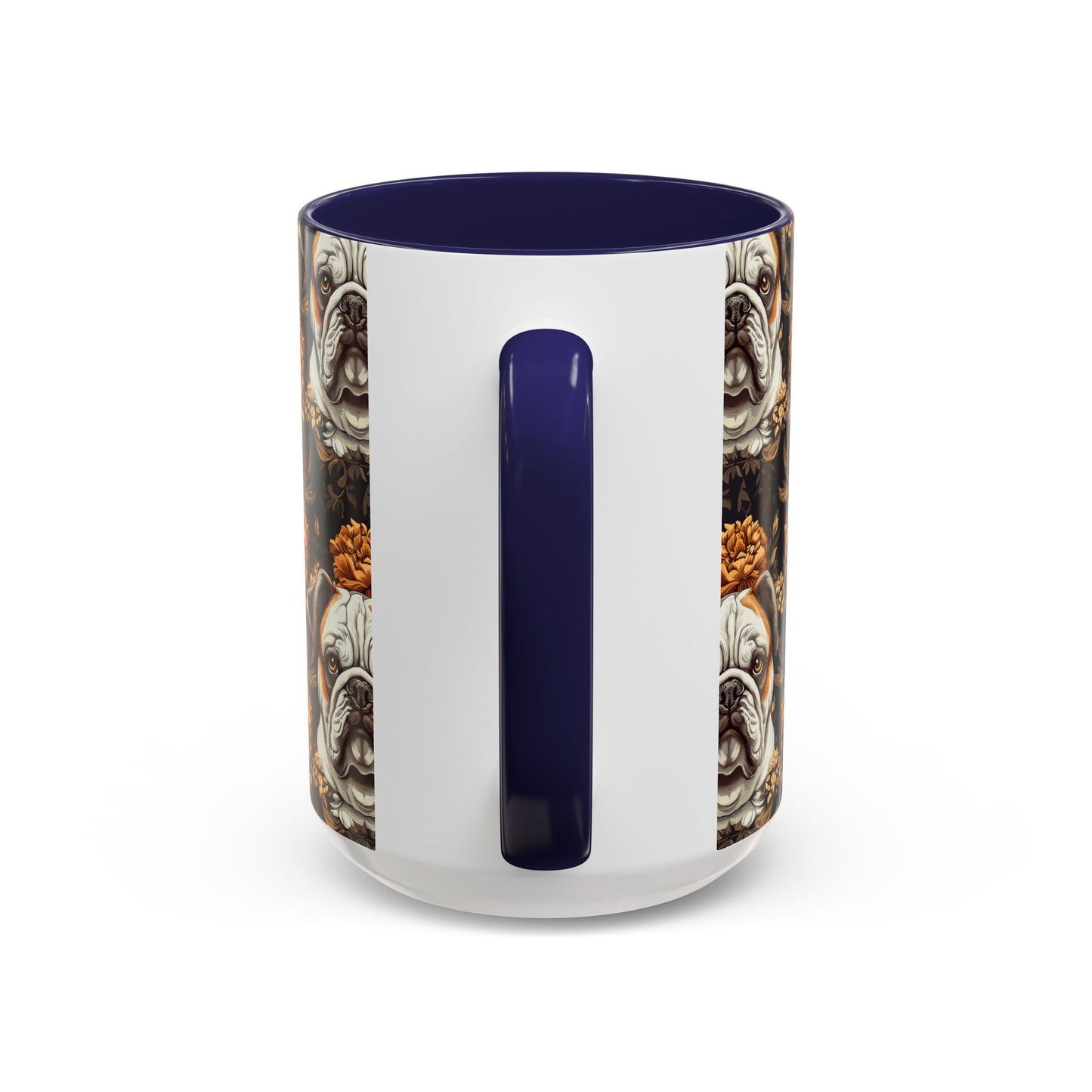 Bloomingly Bulldogistic Bouquet Accent Coffee Mug