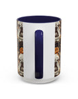 Bloomingly Bulldogistic Bouquet Accent Coffee Mug