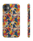 Bloom Pup Frenchietastic Splatter Slim Phone Cases